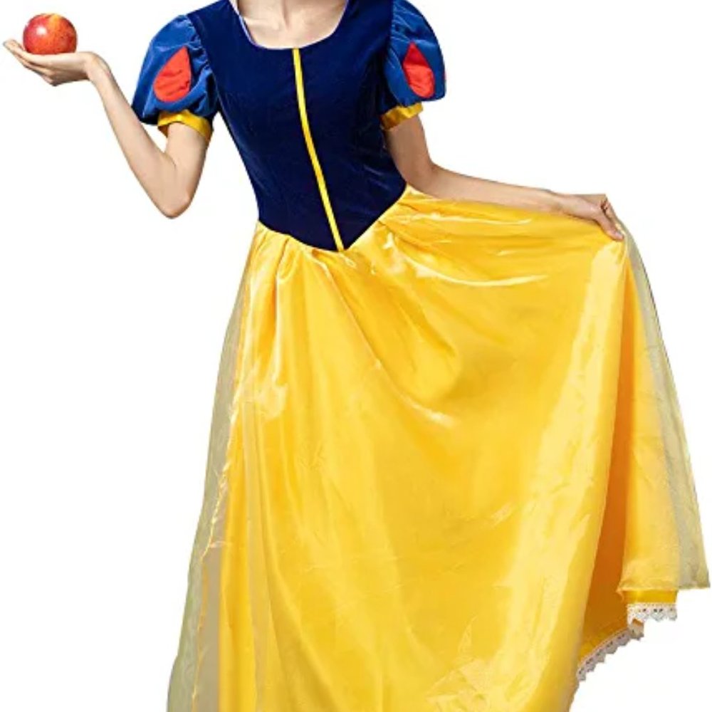 CosFantasy Women's Princess Snow White Cosplay Costume Ball Gown Size Medium